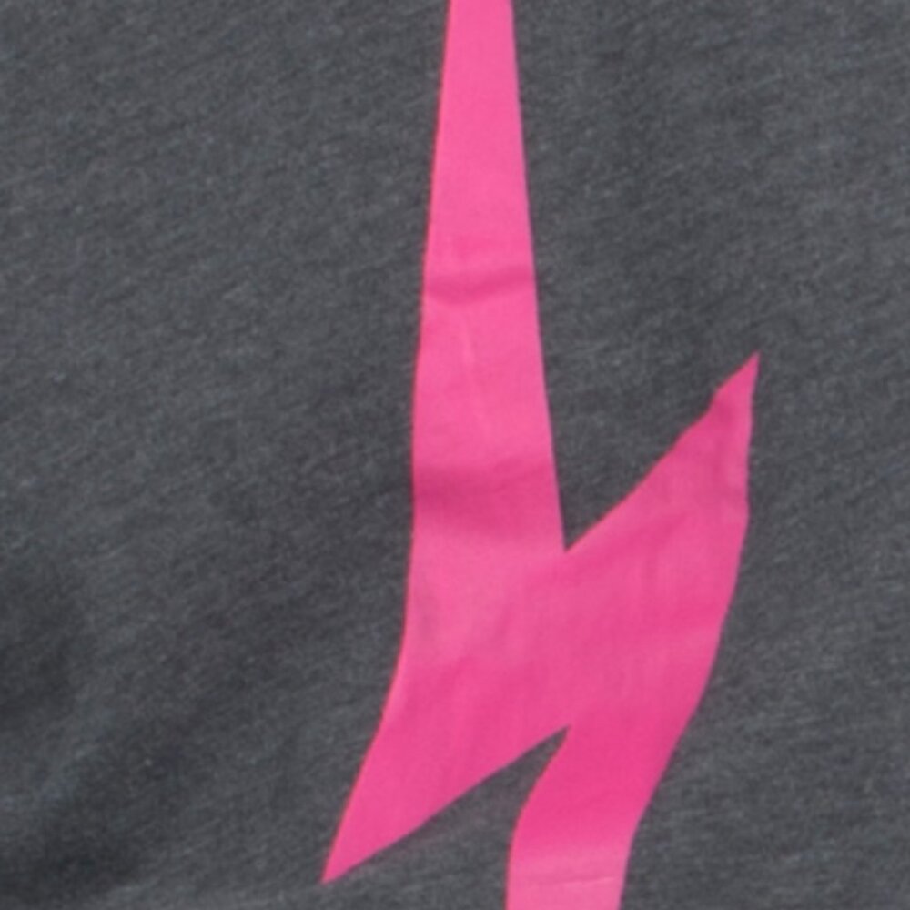 NWT FOR THE REPUBLIC Retro Lightening Bolt Graphic Women Cotton Blend Tee - Picture 3 of 7